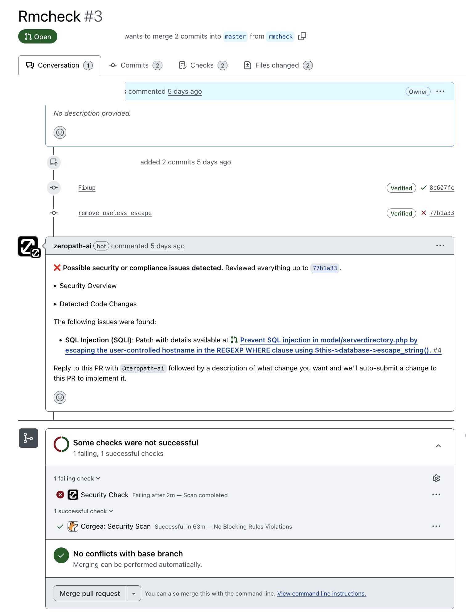 GitHub PR Display