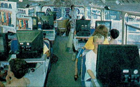 Inside Sega On The Road Bus