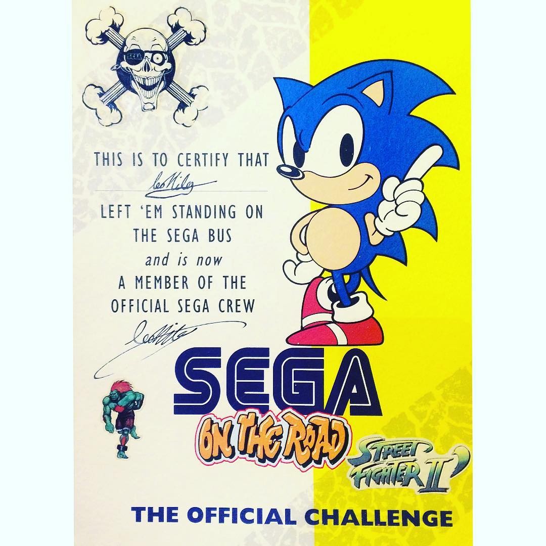 Sega Crew Official Challenge Bus On TheRoad