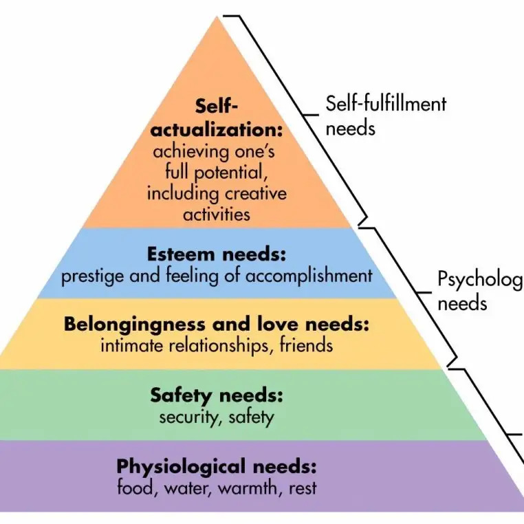 Maslow's hierarchy of needs