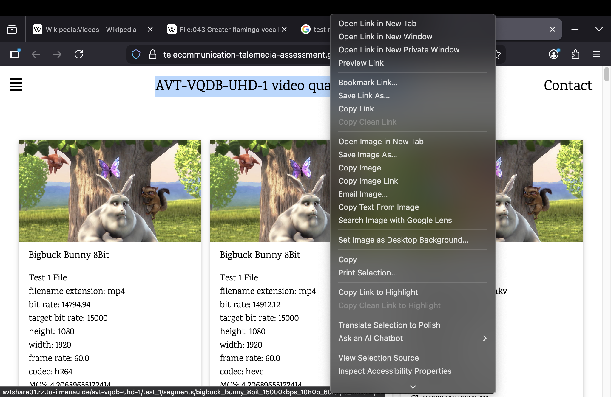 Right-clicking on a 1024x666 monitor