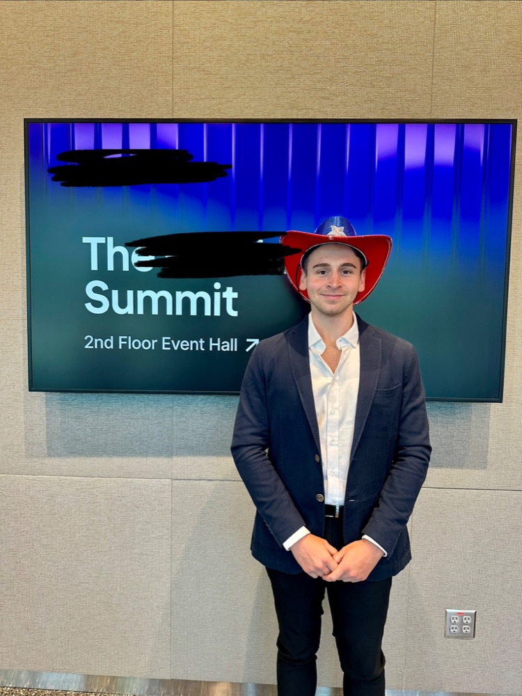 A cowboy hat at another very important share-holder meeting