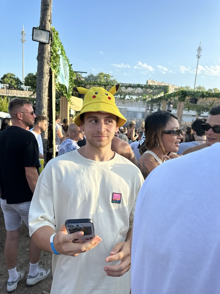 At a party