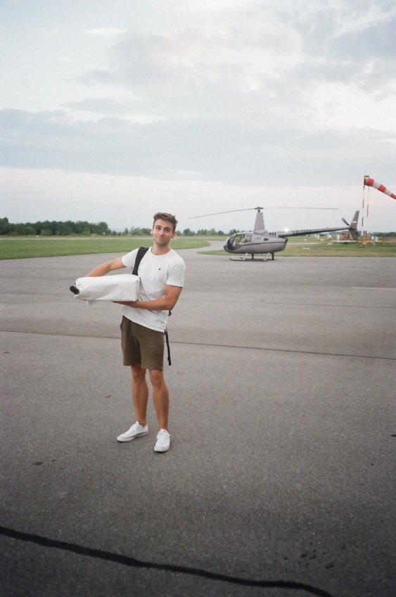 Me and our helicopter