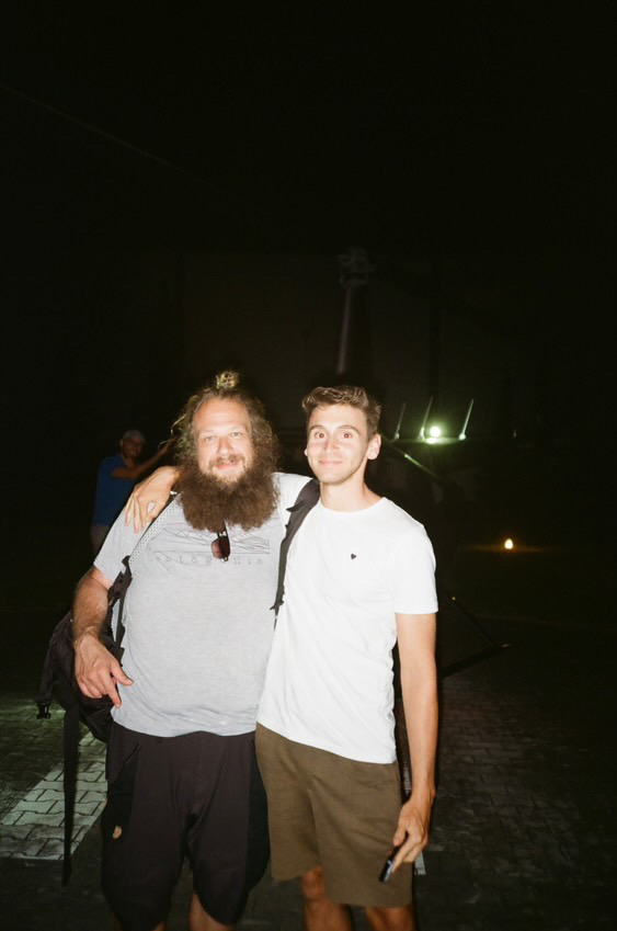 Me and Tobi, being not so serious